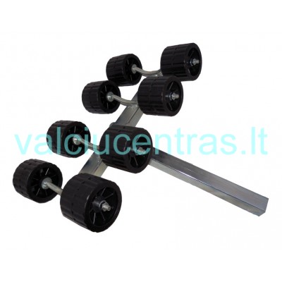 Ratukai su kronšteinu, iškilęs, ratukų sk. - 8